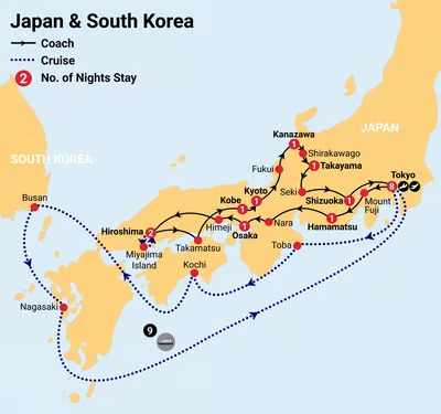 Discover Japan & South Korea